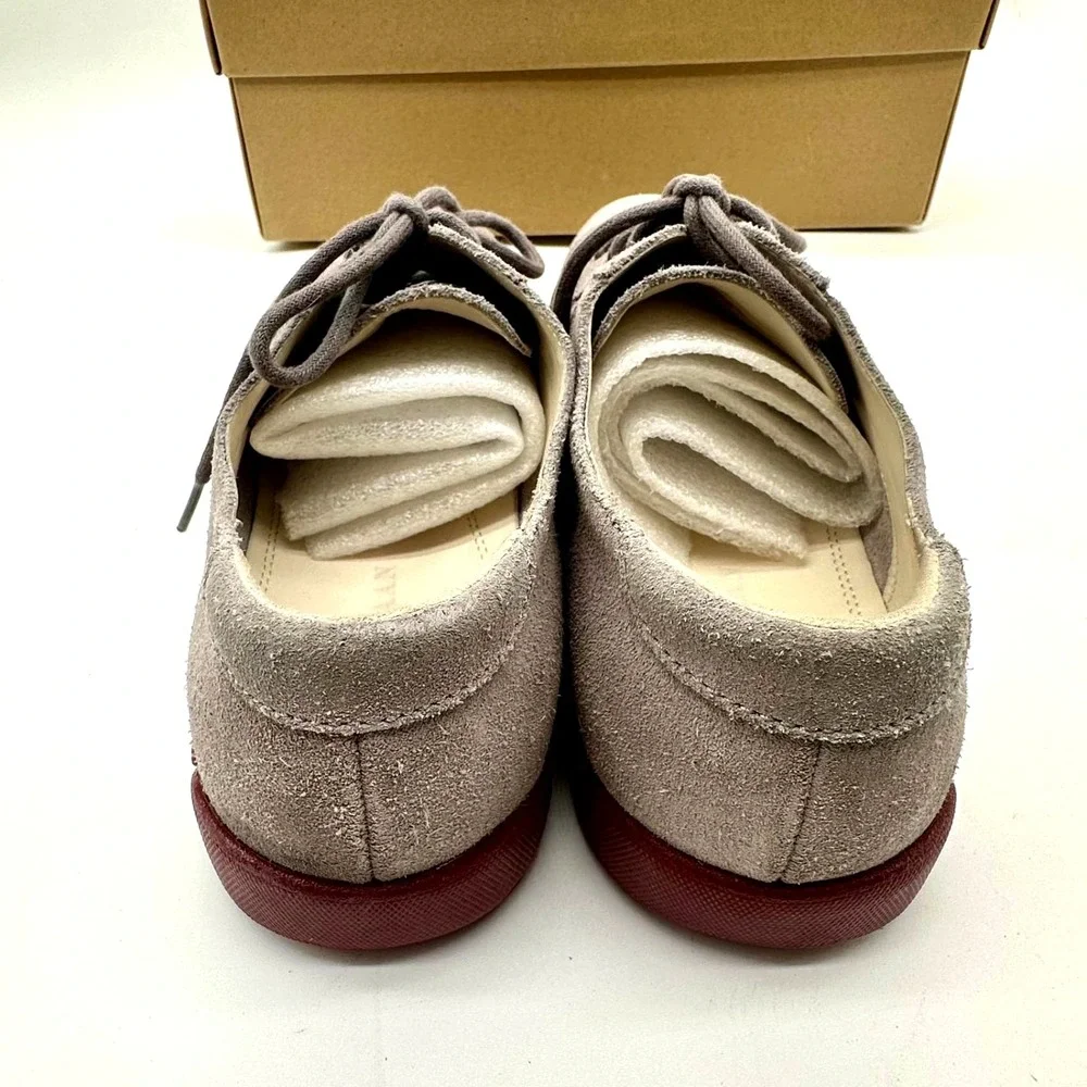 Cole Haan Air Jasper Wingtip‎ II Suede Shoes 10M – Gray/Red C11589 – With Box